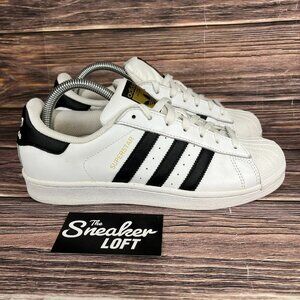 Adidas Superstar Men's White Black Stripe‎ Originals Casual Shoes